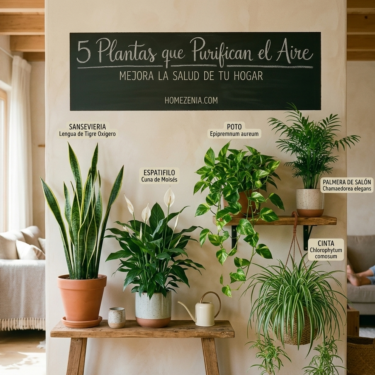 Elemento gráfico del logotipo decorativo de Homezenia.