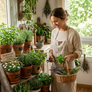 Guía para crear un huerto urbano en espacios pequeños del hogar.